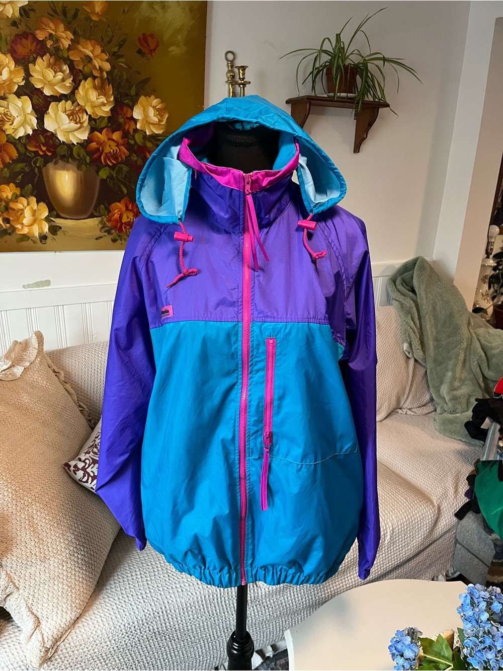 Vintage Columbia Rain Jacket Size Large